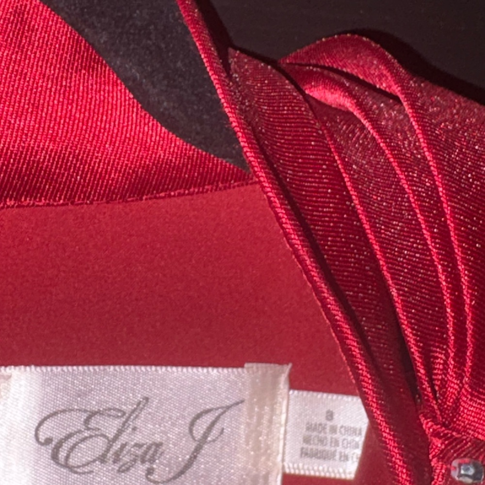 Eliza J Vibrant Red Gown